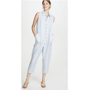 HATCH 2 The Keera Maternity Jumpsuit In Baby Blue Breeze